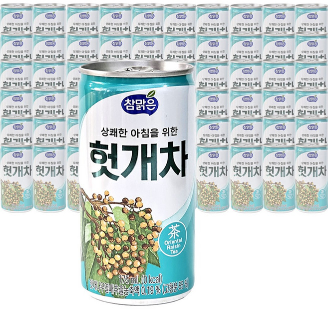 참맑은 헛개차, 175ml, 60개