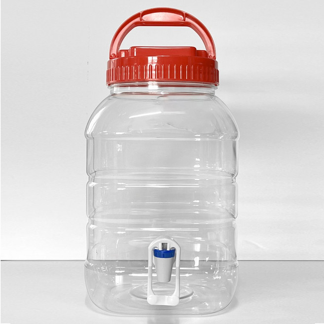 형창유통 수도꼭지 과실주통 10L 사각 1개