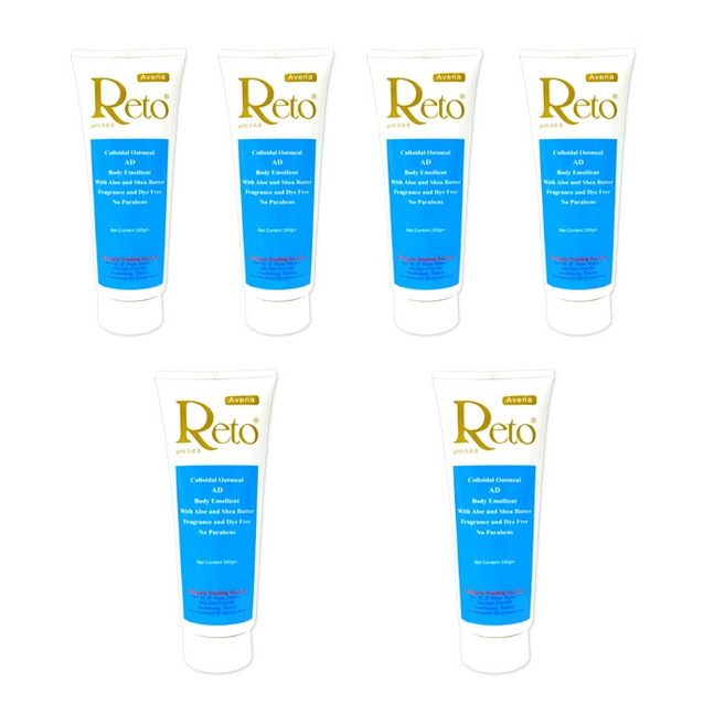 Reto 膠體燕麥 AD 身體潤膚乳, 240ml, 6件