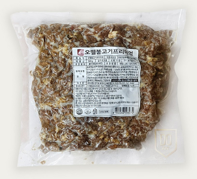 오뗄 불고기 프리미엄 500g 냉동 불고기토핑, 1개