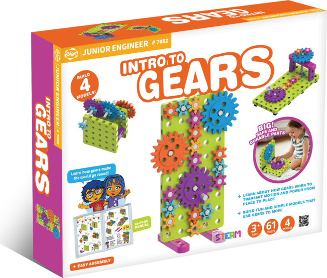 킨더블록 기어셋트 STEAM GEAR, 1개