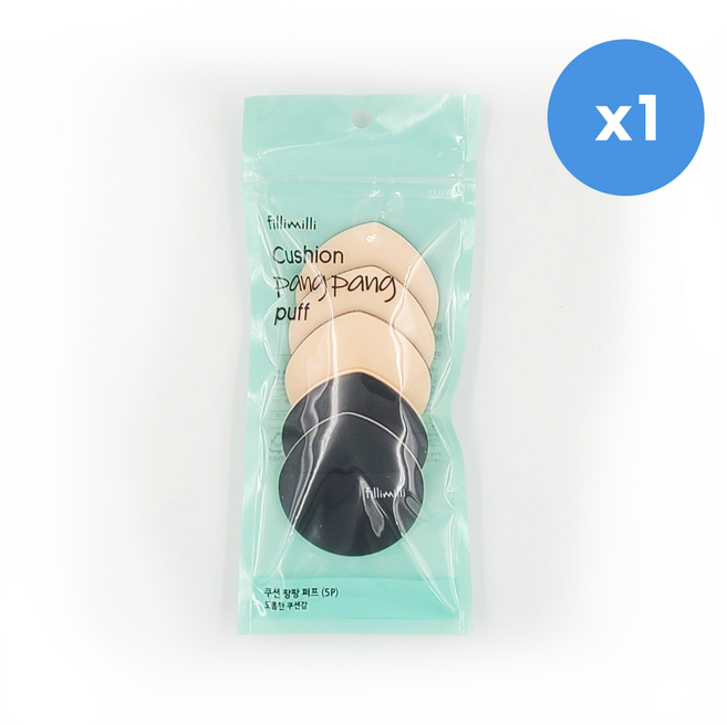 필리밀리 쿠션팡팡 퍼프 5p, 1개