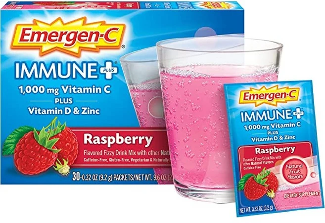 이멀전씨 이뮨 플러스 Emergen-C Immune+ 1000mg Vitamin C Powder, 오렌지맛, 1개 - 쿠팡