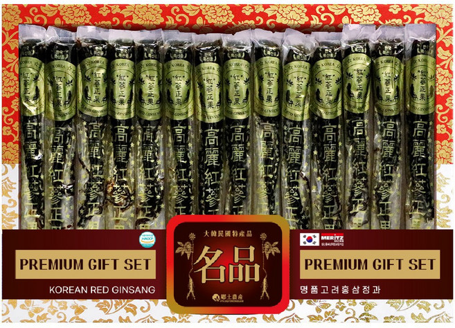 명품고려 홍삼정과 낱개정과 선물세트, 400g, 1개, 알뜰형 +쇼핑백 패키지 내 동봉