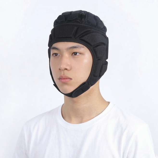 멀티 스포츠 머리 보호대 소프트쉘 헤드기어 럭비 하키 미식 축구 격투, 단품