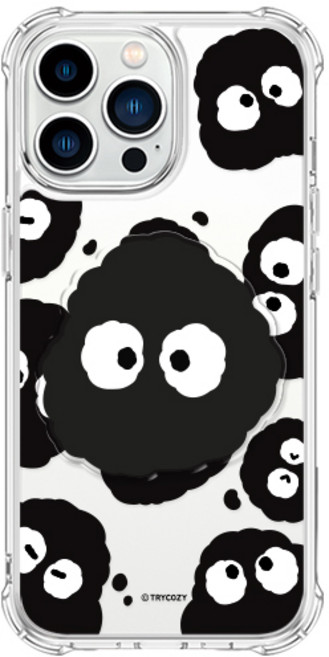 몽몽 와글와글 젤하드 휴대폰 케이스+아크릴톡 세트