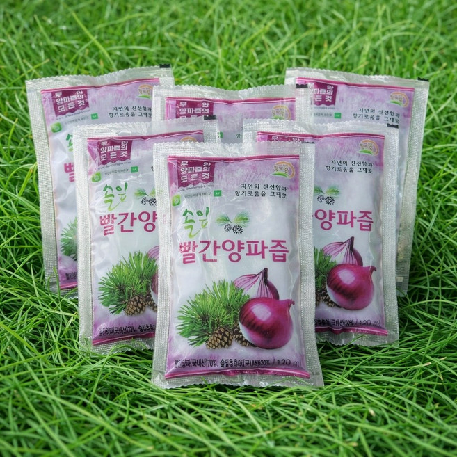 솔잎양파즙.솔잎빨간양파즙.솔잎자색양파즙. 솔잎차, 50개, 120ml