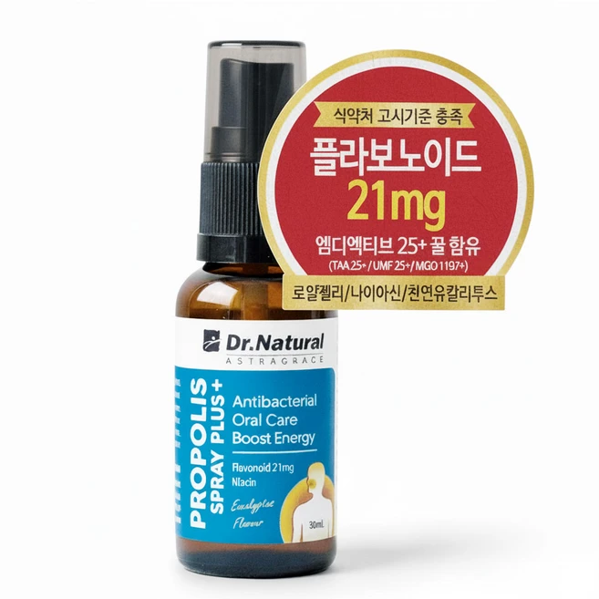 닥터내츄럴 프로폴리스 스프레이 플러스, 1개, 30ml - 쿠팡