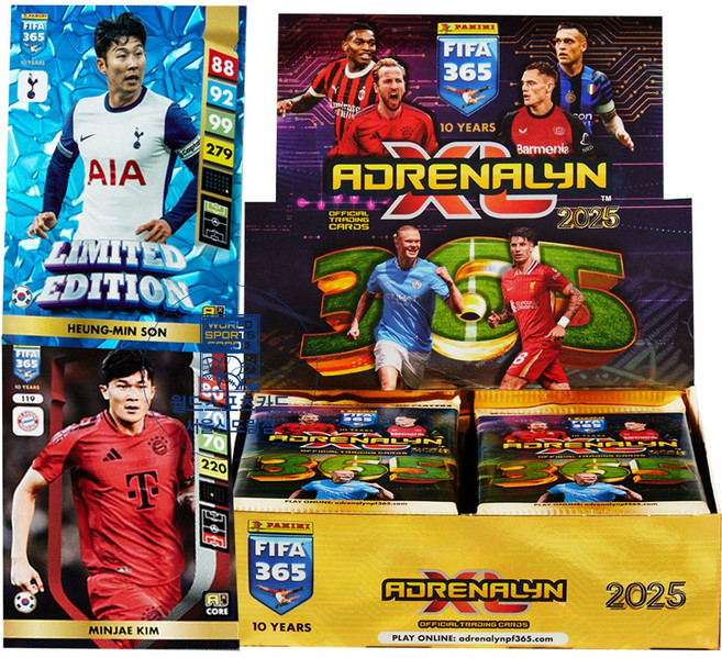 손흥민 파니니축구카드 2025 아드레날린 365 1박스 24팩 EPL 프리미어리그 울산현대, 1개, 단품