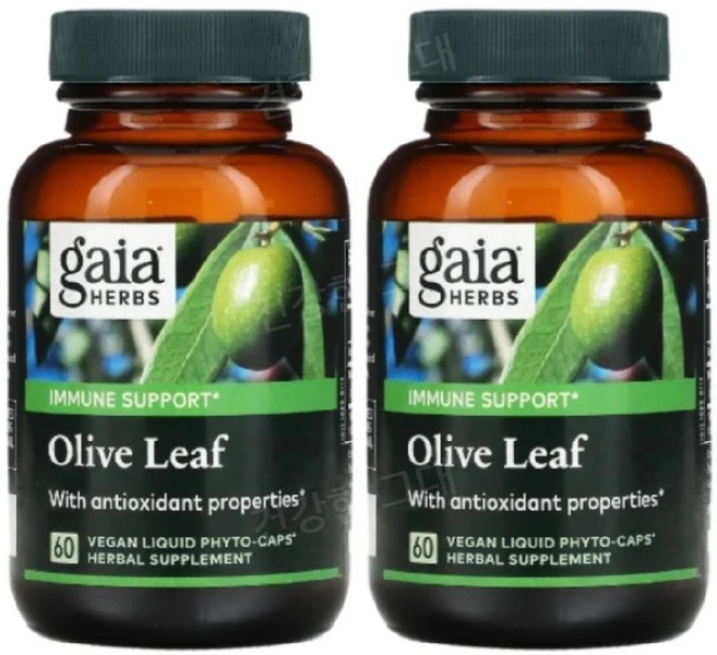 가이아허브 올리브잎 올리브리프 680mg 60정 2개 OliveLeaf - 쿠팡