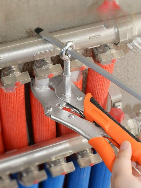 엑셀 보일러 분배기 파이프 배관 공구 밸브 온수 4분 손잡이 난방관 플라이어 고무손잡이, 업그레이드 일체형 난방관 4분6분호환