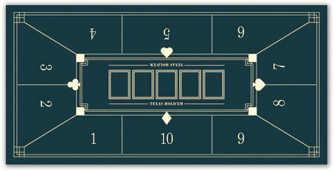 고니표 텍사스 홀덤매트 포커 테이블 매트, 빅스페셜, 대 (90x180cm), 1개