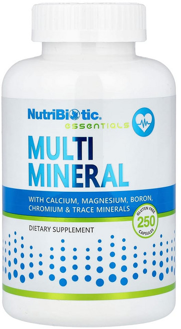 뉴트리바이오틱 에센셜 멀티 미네랄 글루텐 프리 캡슐 250정, 1개