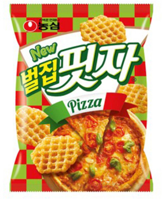 농심 벌집핏자, 90g, 5개