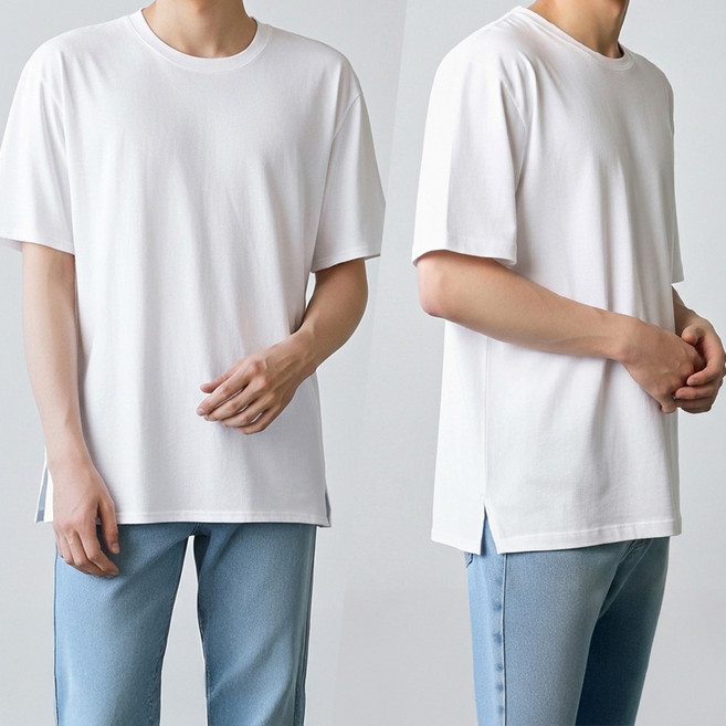 어반플리커 레이어드 반팔티 2장 세트