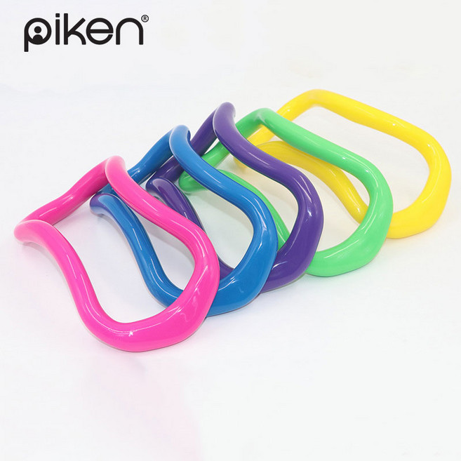 피켄 TPE 탄력 요가링 마사지링 종아리링, 보라, 1개