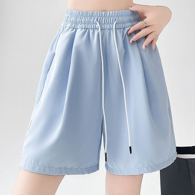 cammello 4부 여름 반바지 찰랑 반바지 밴딩 팬츠 편한 고무줄 바지