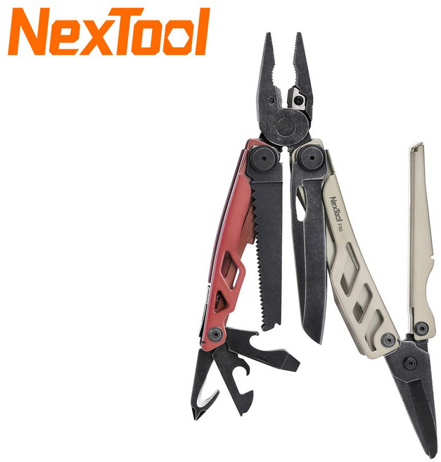 넥스툴 플래그쉽 프로 레드 16종 멀티툴 키체인 멀티공구 샤오미 EDC [ 공식수입정품 ] [ AS 가능 ], 1개, Flagship Pro F30