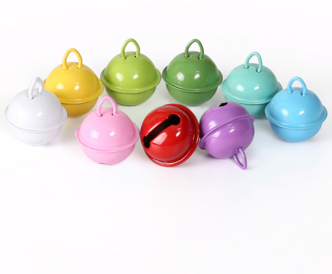 22mm 원톤 컬러방울(딸랑이) [3191] / 칼라 메탈 금색 은색 고양이 방울, 하늘