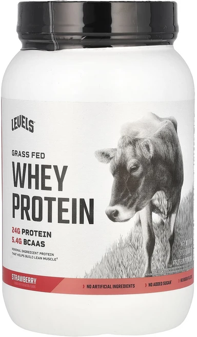 몸관리하세요 겨울입니다 Levels 목초 사육 유청 단백질 분말 딸기 907g(2lb) 특별관리진행, Levels목초사육유청단백질분말딸기907g2lb, 907g, 1개 - 쿠팡