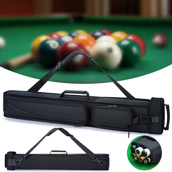 프로 당구대 가방 당구대 케이스 가방 8홀 당구대 백팩 다용도 당구대 가방 1개, 블랙