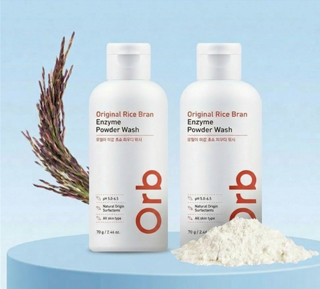 ORB 쌀뜨물 미강 효소 세안제, 2개, 70g