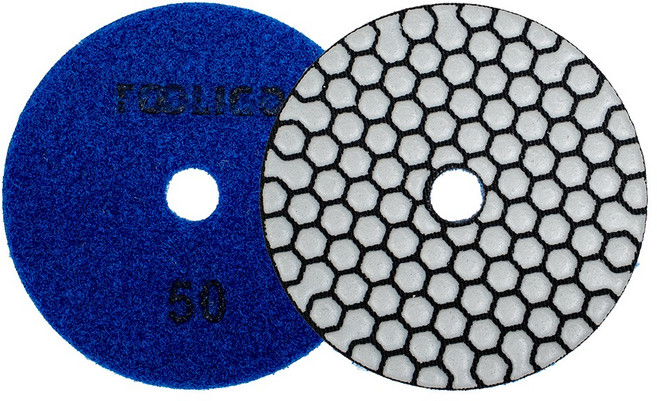 툴리고 건식 연마 패드 4인치 50방 100mm 샌딩 타일 면갈이 바닥 제거, 2개