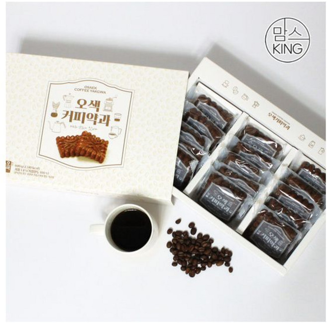오색커피약과 40gx15개 선물세트 3세트