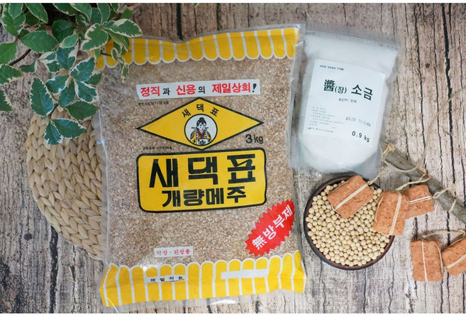 새댁표 개량메주 된장만들기 세트, 3kg세트, 1개, 3kg