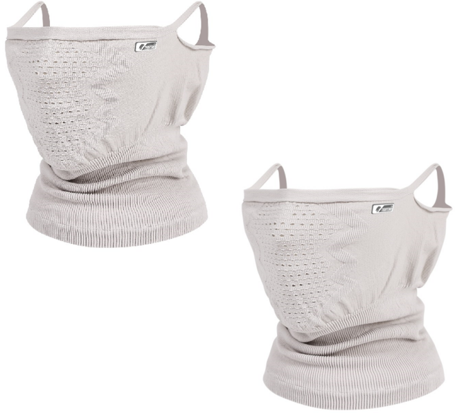 타이트엔드 A6 아쿠아 쿨 마스크, 라이트그레이, 2개