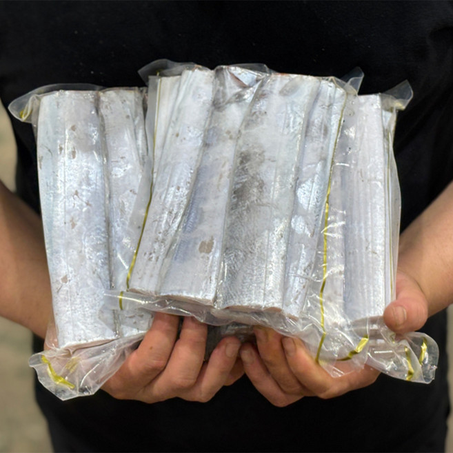 [제주직송] 제주 갈치 은갈치 생물 대왕 생갈치, 1개, 제주 실속 은갈치 1.1kg