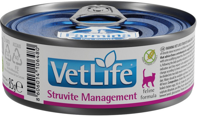 Farmina Vet Life 法米納 貓處方罐 泌尿道結石管理照護配方 85g FC7, 12個, FC-9071貓處方-泌尿道結石管理照護, 泌尿系統+結石