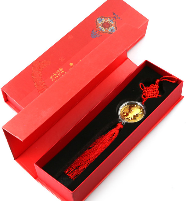 행운의 황소 황금 금박코인모형 기프트팩