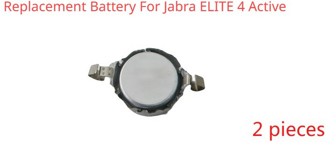 Jabra 트루 무선 헤드셋 액세서리 배터리 Evolve2 Buds / ELITE 4 Active ELITE7 Pro ELITE2 85T 용, ELITE 4 Active 2PC, ELITE 4 Active 2PC
