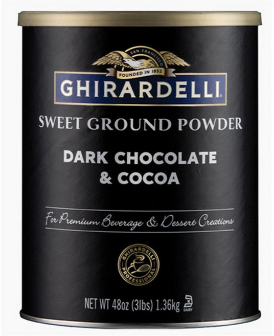 기라델리 스위트 그라운드 파우더 다크초콜릿코코아 1.36kg, 1개, 1개입