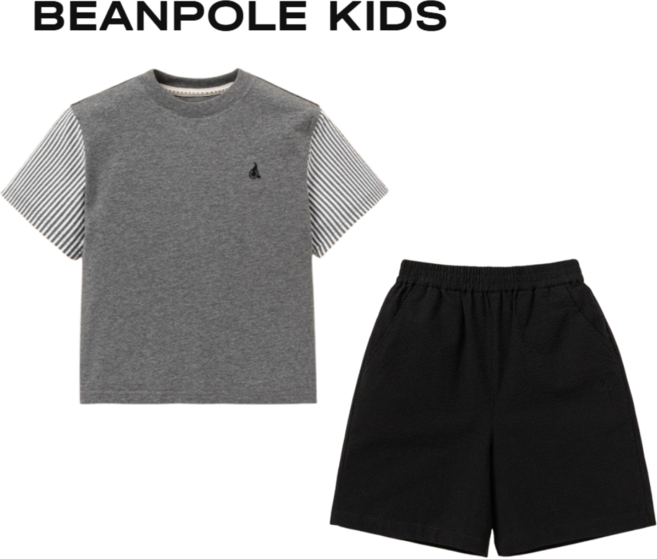 [백화점발송] 빈폴키즈 아동 반팔 상하의 세트 등하교 등원복 운동 신학기 입학 초등 중등 학원 메쉬 여름 봄 상하복