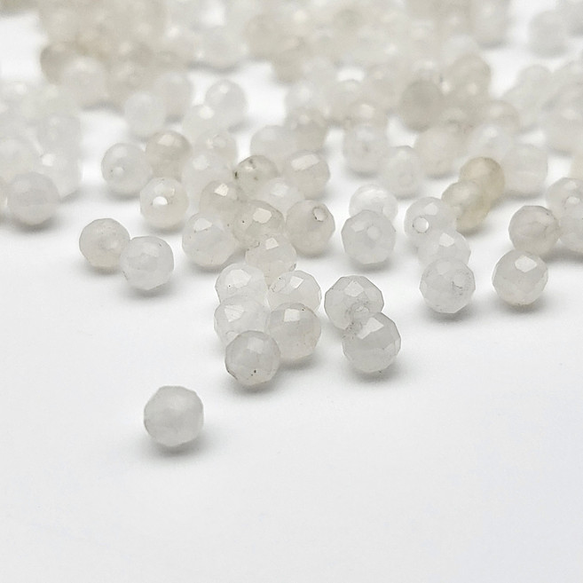 [모크재료방] 백옥 컷팅 3mm, 150개, 화이트