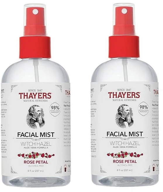 세이어스 무알콜 위치 하젤 로즈 페탈 페이셜 미스트 토너 237ml 2팩, 2개 - 쿠팡