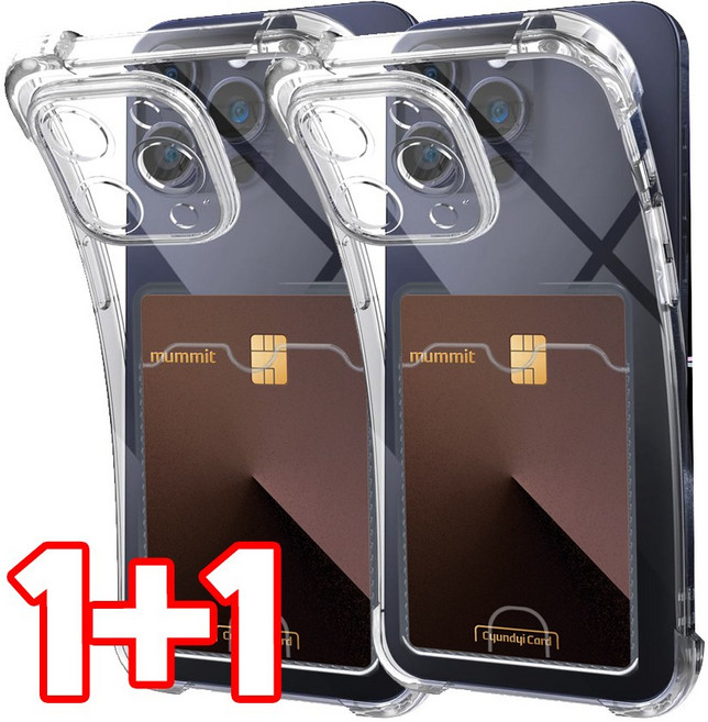 벌크온 1+1 아이폰13 프로 미니 프로맥스 업핏 카메라 풀커버 카드 수납 범퍼 케이스