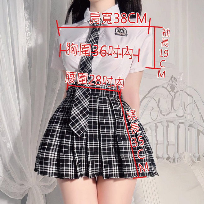 VQ 清純學生服 水手服 超短裙 JK 高校服 情趣睡衣 COS 百褶裙 學生妹 學院風
