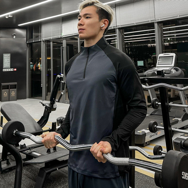 ANYOU 남자 집업 세트 드라이핏 소재 라이딩 운동복 달리기 헬스 라이딩 트레이닝 기능성 투피스