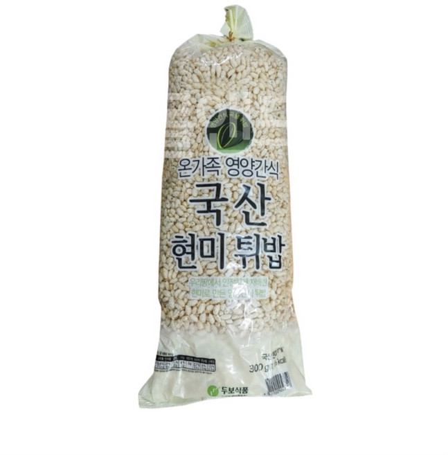 국산 현미 튀밥, 5개, 300g