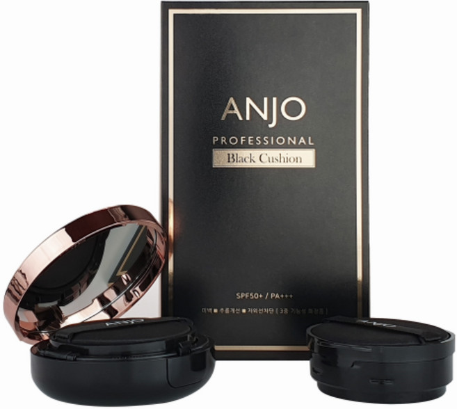 앙쥬 프로페셔널 블랙 쿠션 파운데이션(본품 리필포함), 1개, 23호