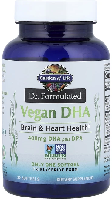 새해 첫좋은선물 Garden of Life Dr. Formulated Vegan DHA Plus DPA 30 Softgels 제대로 할인합니다, GardenofLifeDrFormulatedVeganD, 1개 - 쿠팡