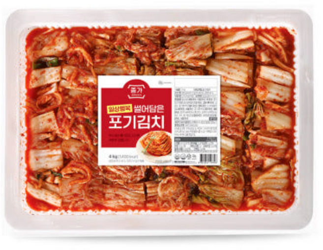 종가 썰어담은 포기김치 4kg 1개