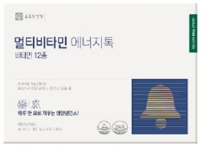 종근당건강 멀티비타민 에너지톡 비타민 12종 180g 2개월분 (3g x 30포 x 2개입), 2개, 30회분 - 쿠팡