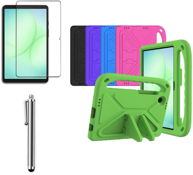 케이스나라 갤럭시탭 A11 플러스 / A11 호환 에바폼 케이스 커버 스탠드 거치대 A11+, 블랙, 1개