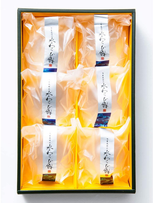 물방울떡젤리 와라비모찌 6개 일본 특산물