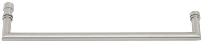 [철물공장] 화장실 유리문손잡이 스텐 욕실 강화도어손잡이 SH901 P450 YJ, 1개, 무광