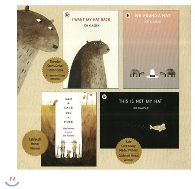 Jon Klassen Collection 존클라센 원서 그림책 4종 세트, Walker Books